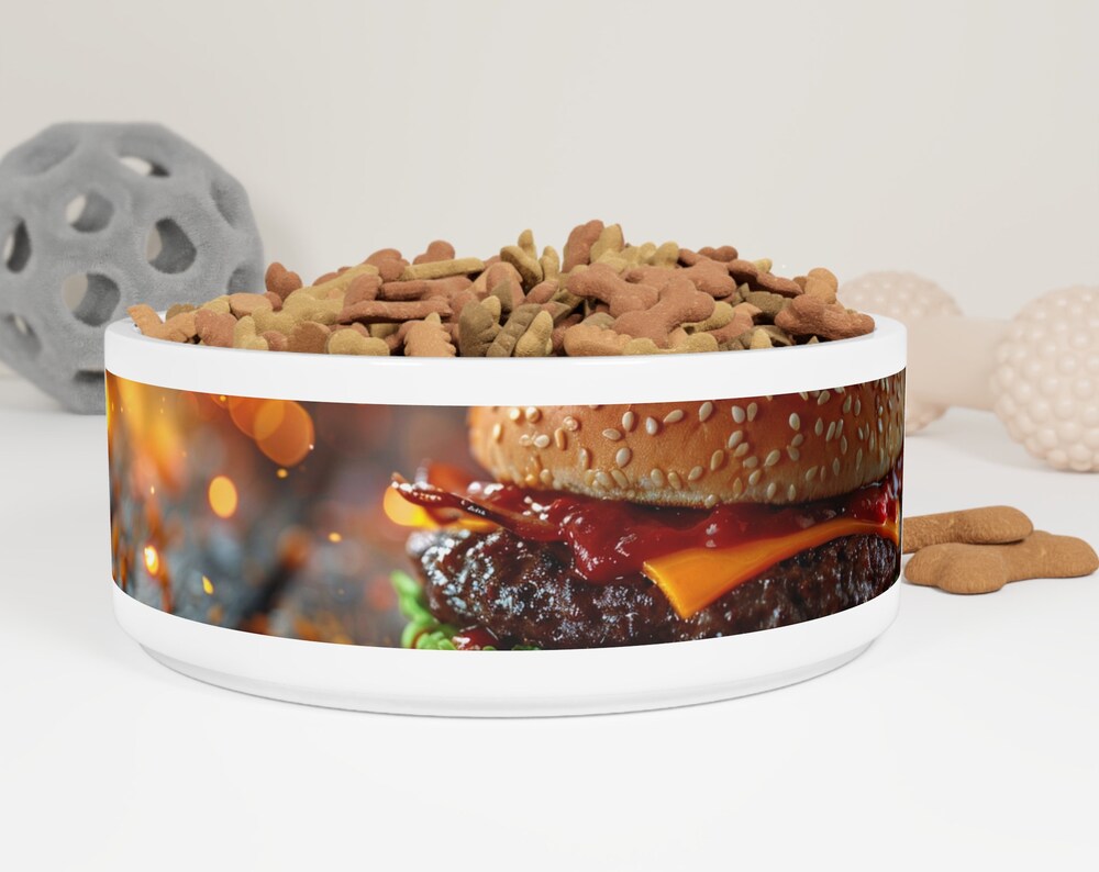 Funny Ceramic Pet bowl for Cats and Dogs