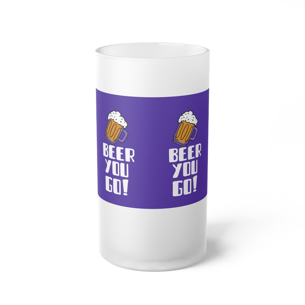 Frosted Glass Stein Mug For Beer Funny Gift Cup