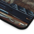 Cats Playing Games Desk Mat Mouse Pad Office Gift for Work