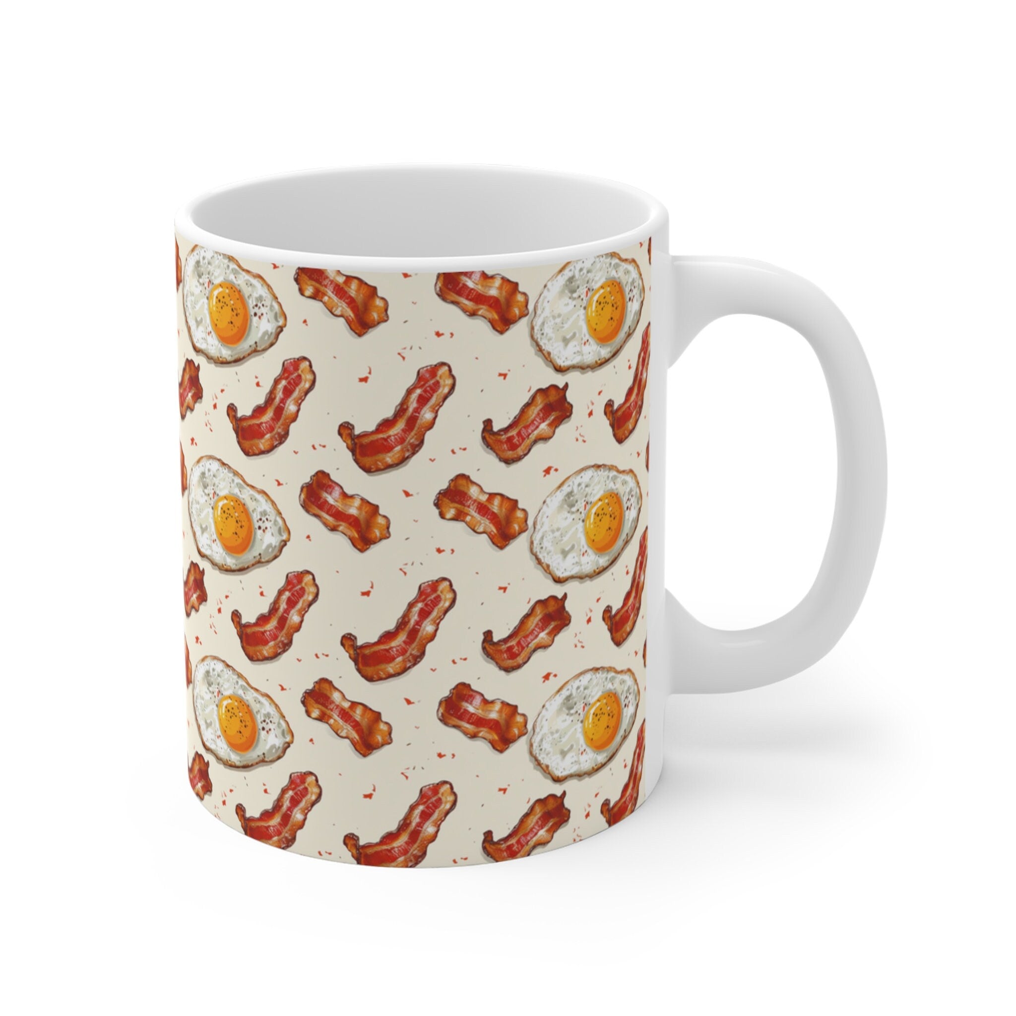 Bacon and Egg Coffee Mug Breakfast Cup For Drinkers