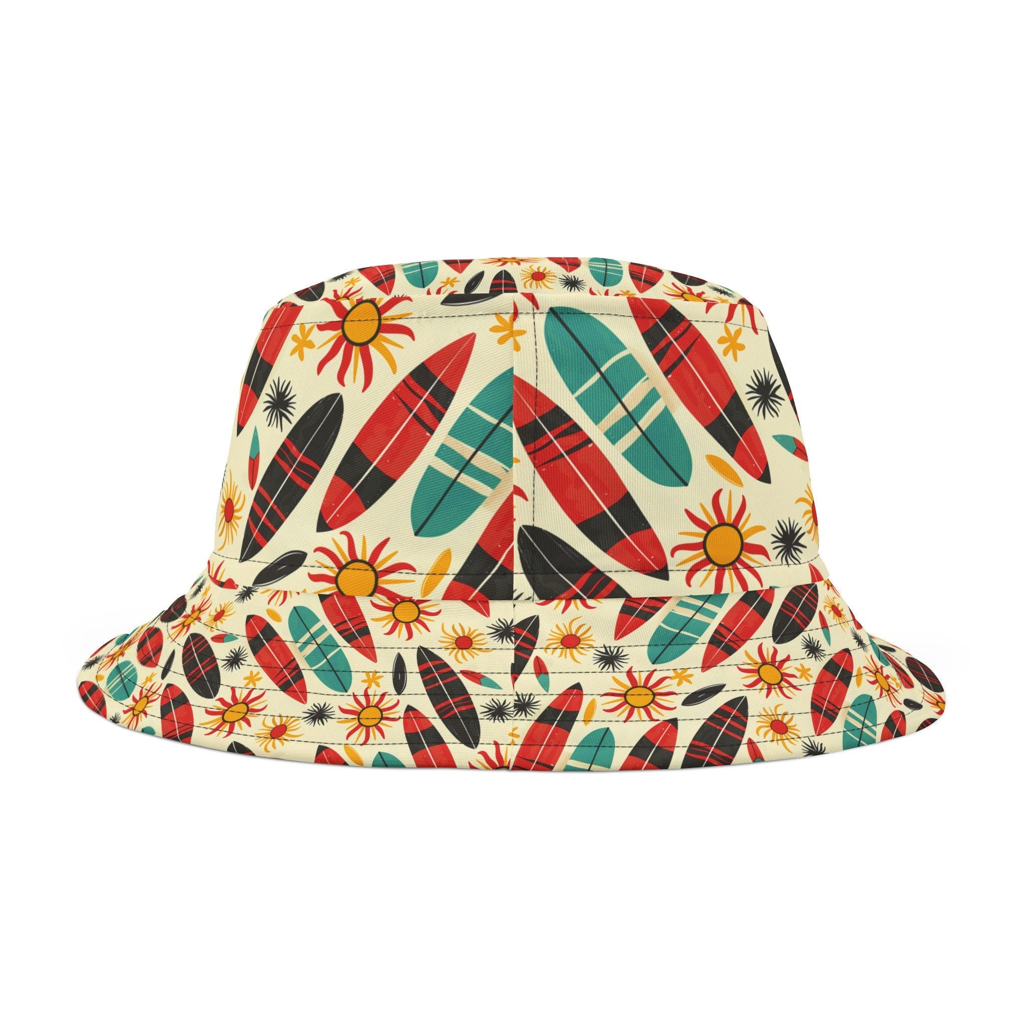 Surfboards and Sunshine Bucket Hat Sun Protector Cap