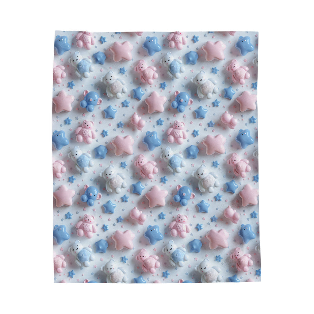 Handcrafted Dreamland: Soft Knit Baby Blanket for Sweet Slumber Plush Soft Blanket for Kids Baby Celebrate