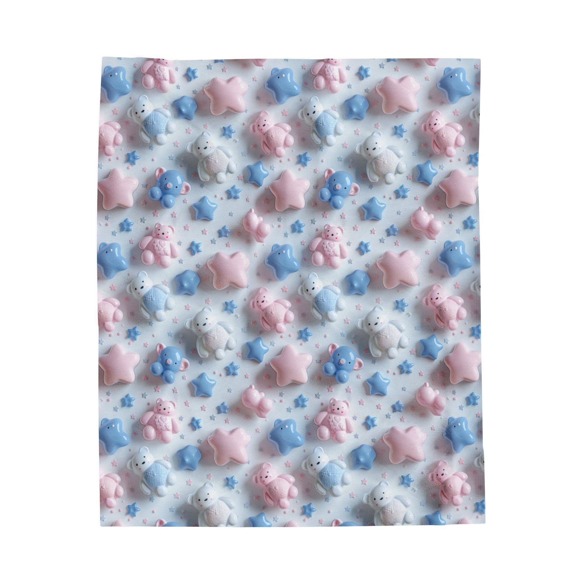 Handcrafted Dreamland: Soft Knit Baby Blanket for Sweet Slumber Plush Soft Blanket for Kids Baby Celebrate