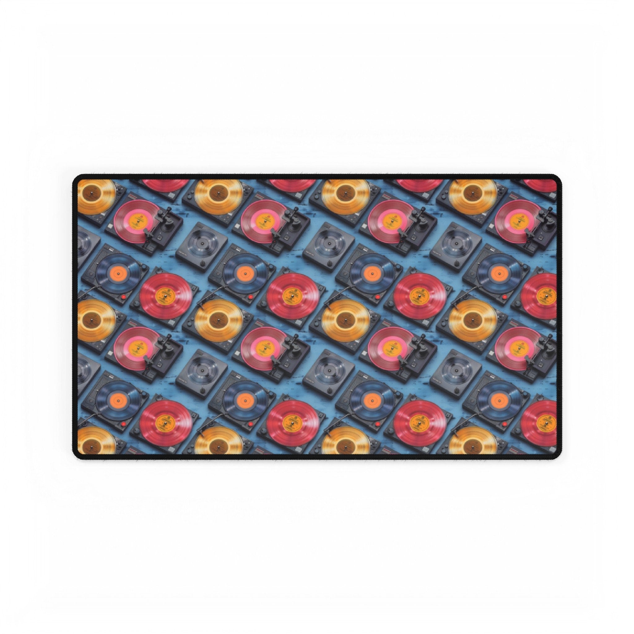 Vinyl CD Mouse Pad Desk Mat Record Player for Office Gift