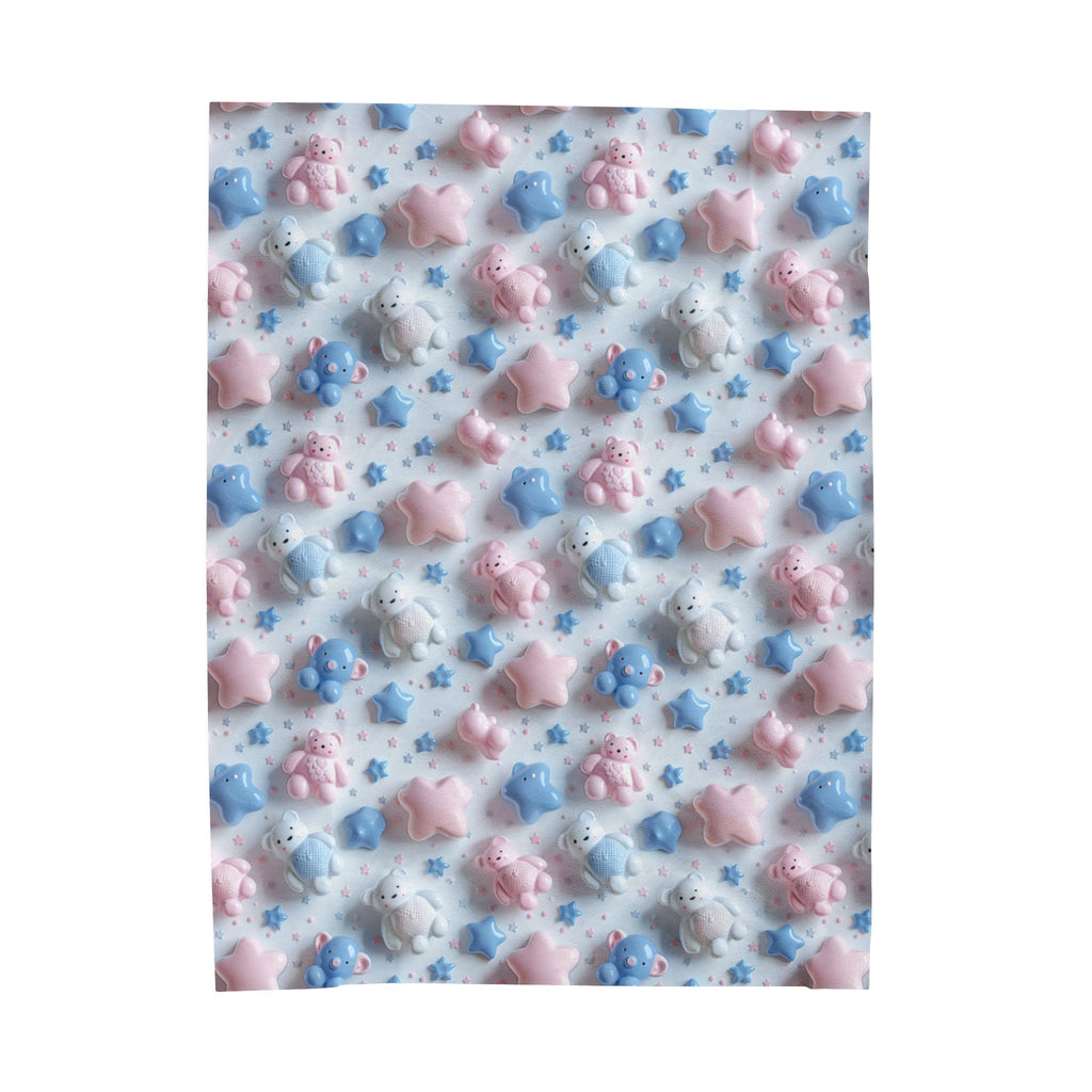 Handcrafted Dreamland: Soft Knit Baby Blanket for Sweet Slumber Plush Soft Blanket for Kids Baby Celebrate