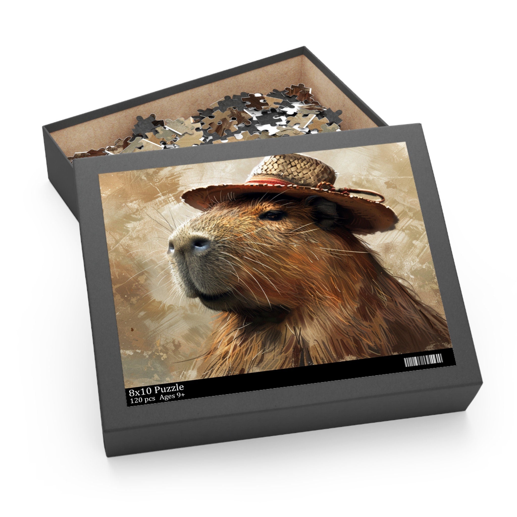 Capybara Portrait Puzzle (120, 252, 500-Piece)