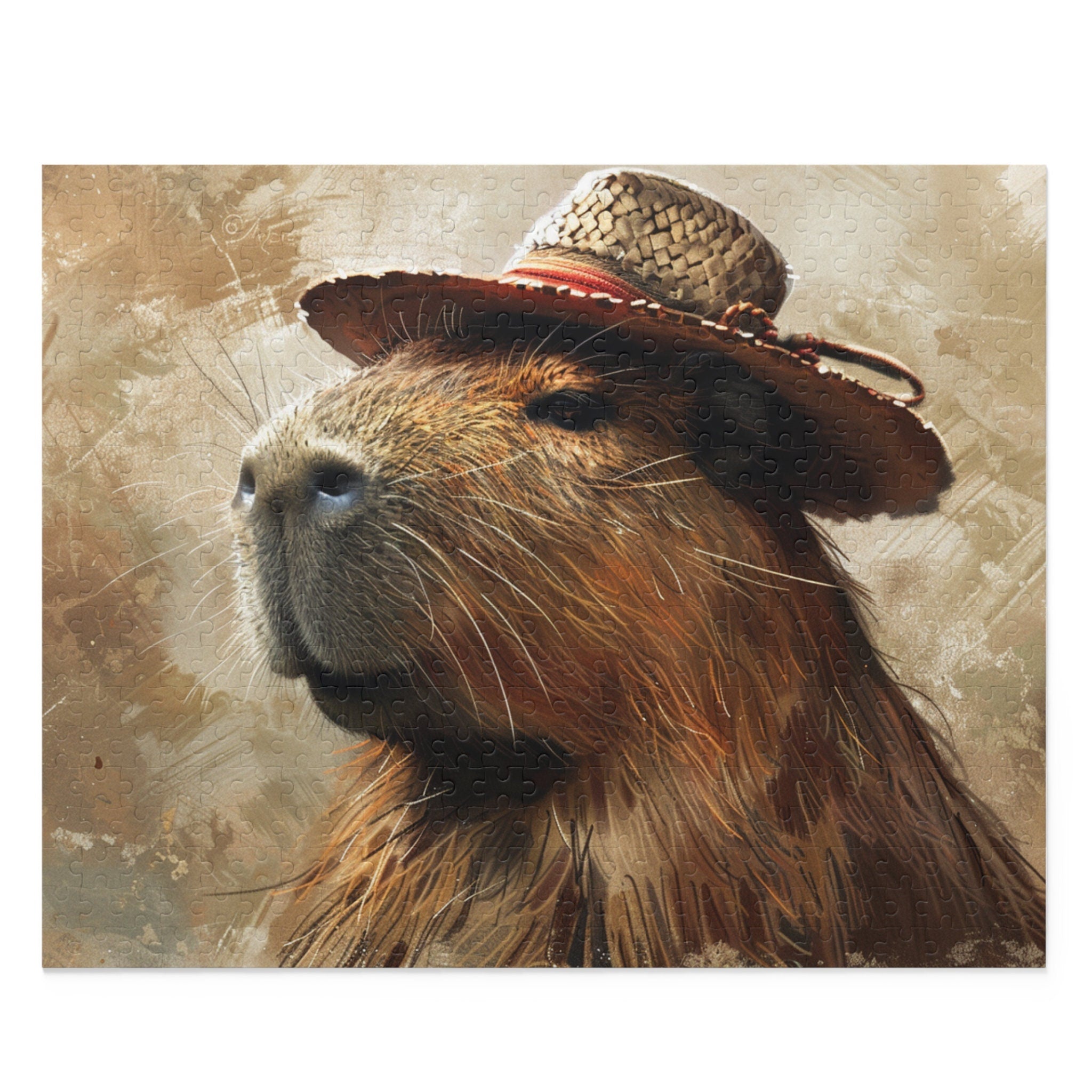 Capybara Portrait Puzzle (120, 252, 500-Piece)