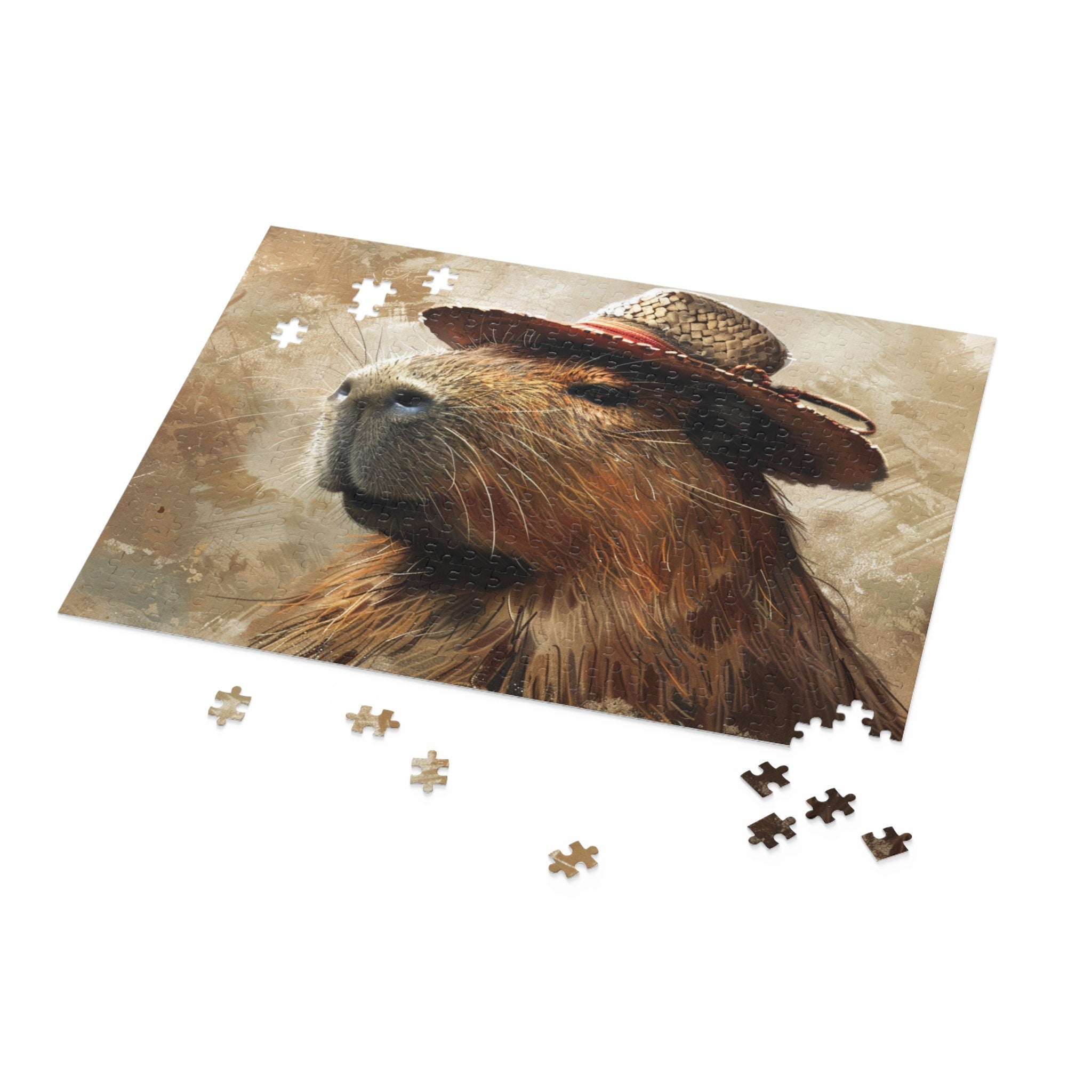 Capybara Portrait Puzzle (120, 252, 500-Piece)