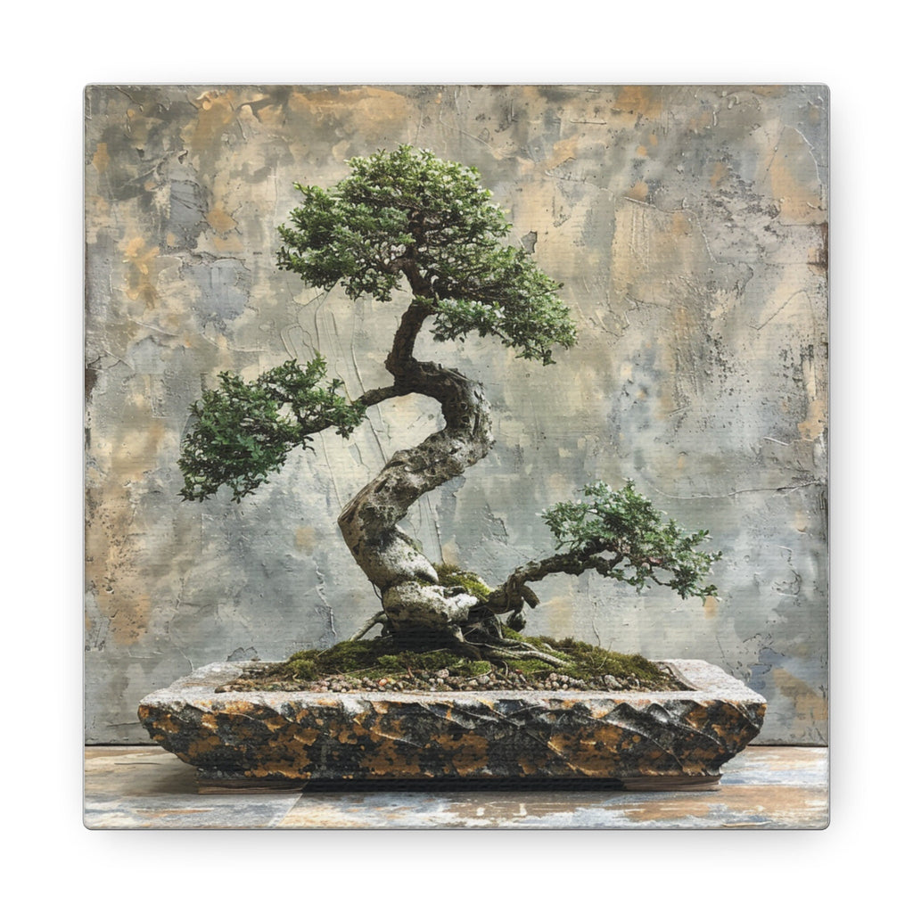 Plant Bonsai Wall Art Decor For Home or Office, Gift For Plant Lovers