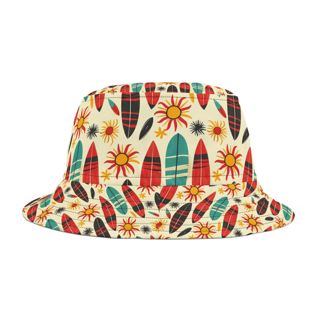 Surfboards and Sunshine Bucket Hat Sun Protector Cap