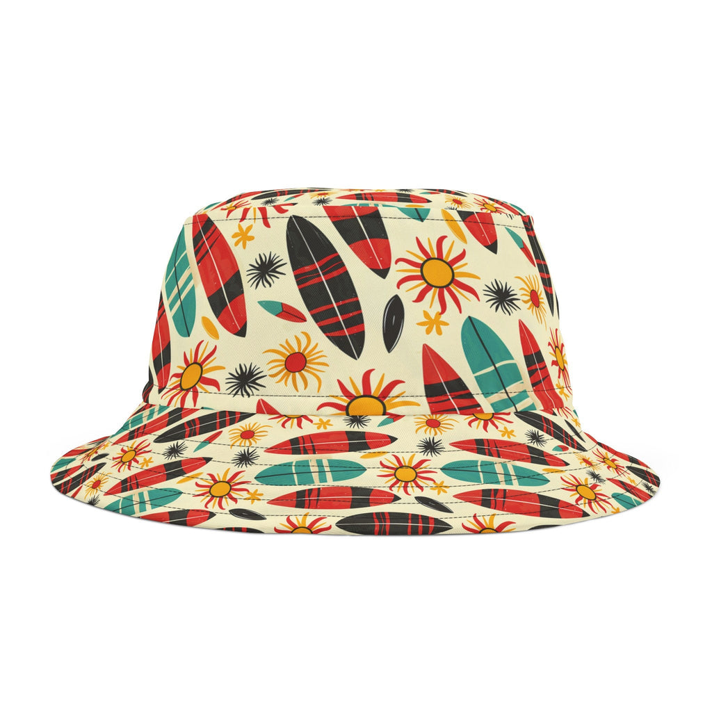 Surfboards and Sunshine Bucket Hat Sun Protector Cap