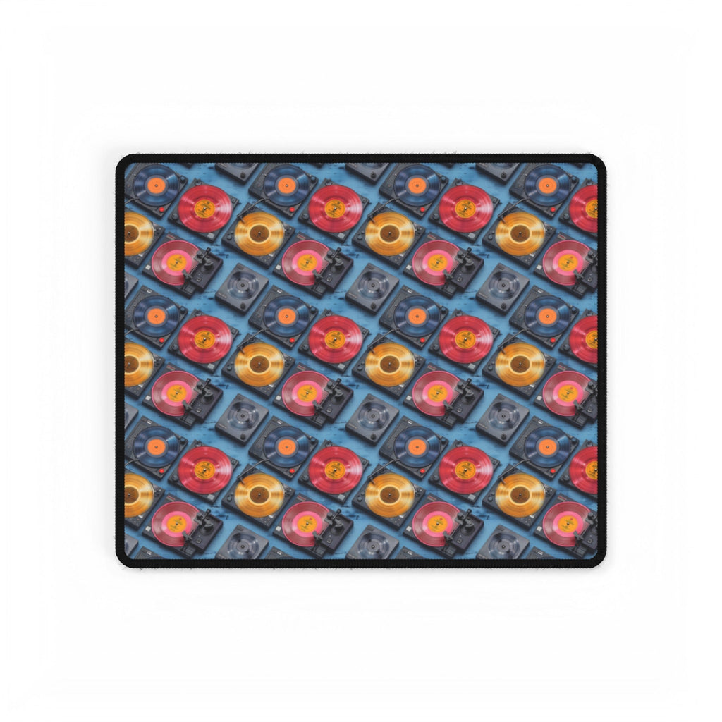 Vinyl CD Mouse Pad Desk Mat Record Player for Office Gift