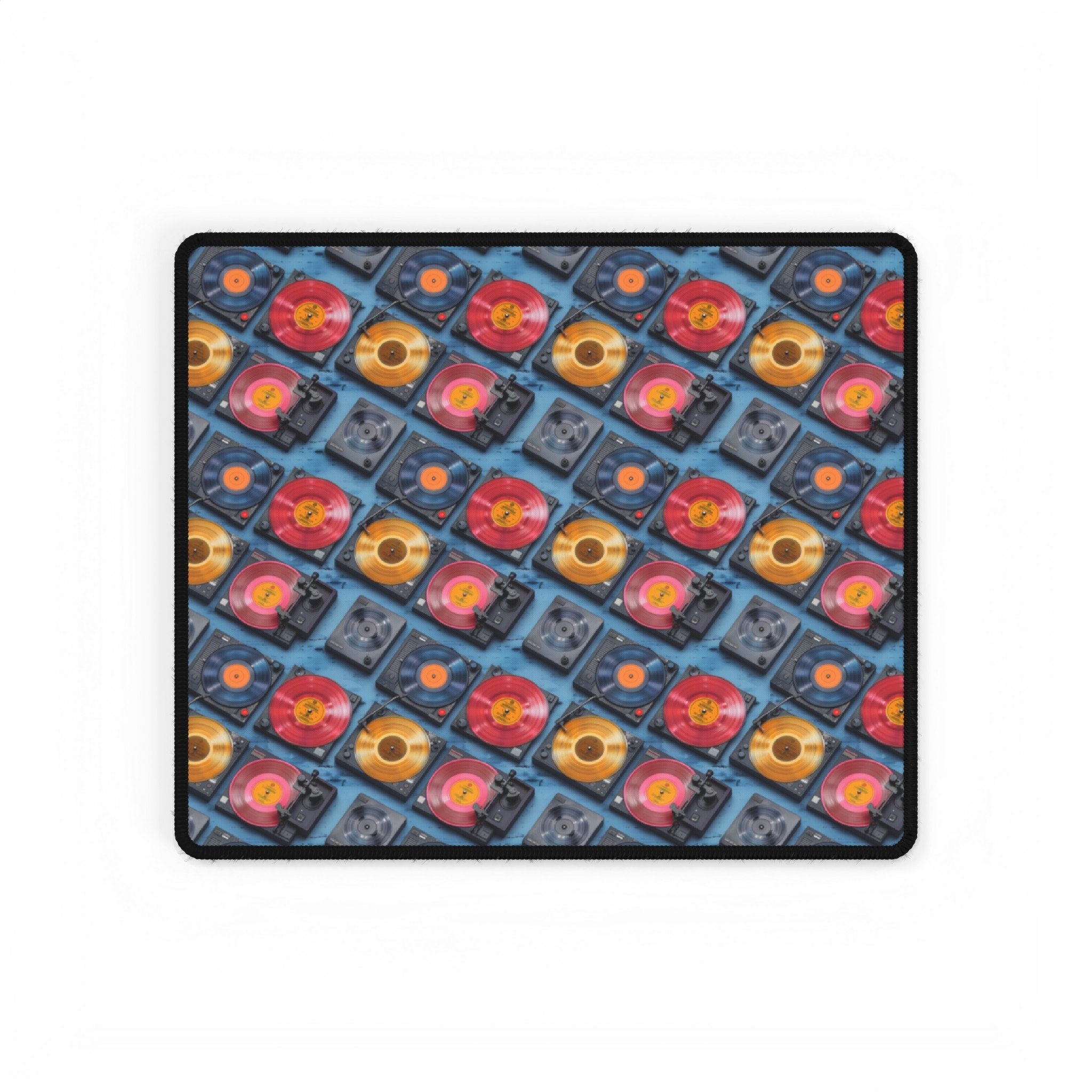 Vinyl CD Mouse Pad Desk Mat Record Player for Office Gift