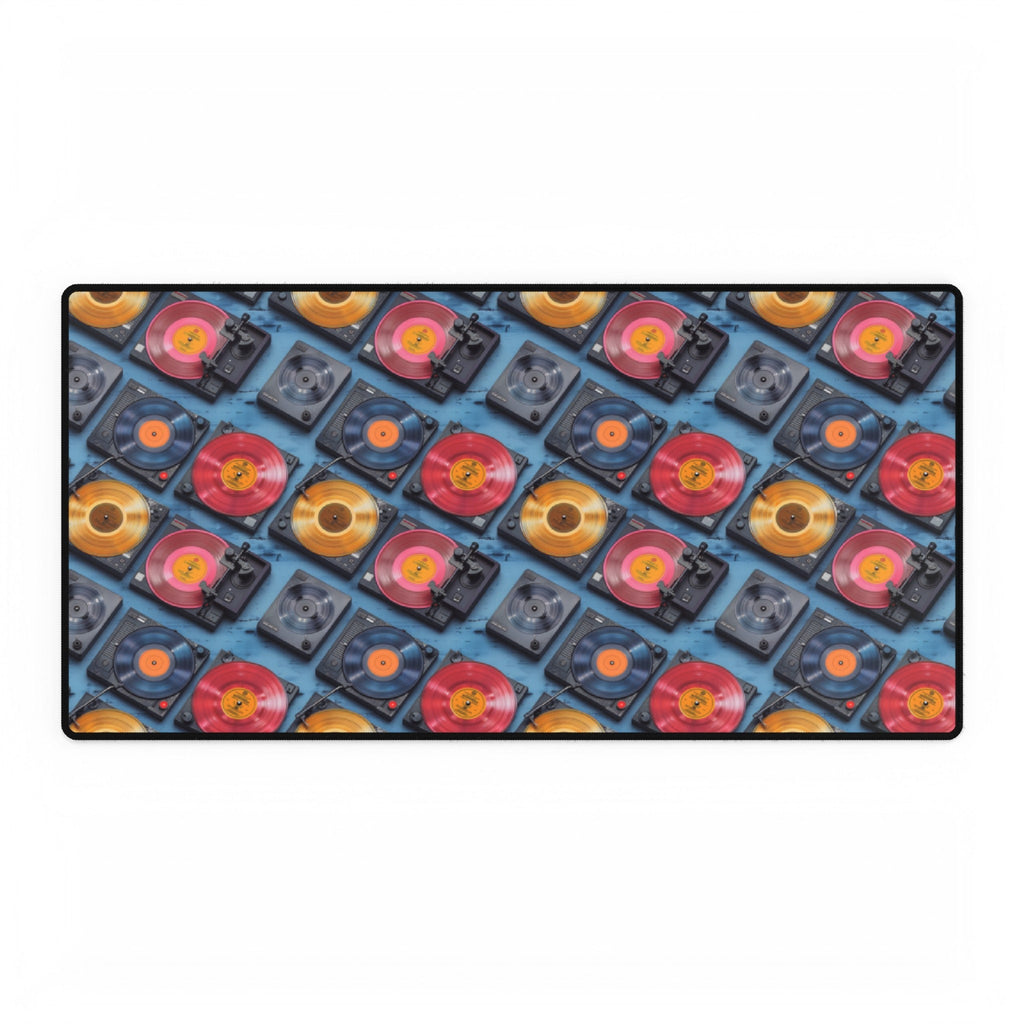 Vinyl CD Mouse Pad Desk Mat Record Player for Office Gift