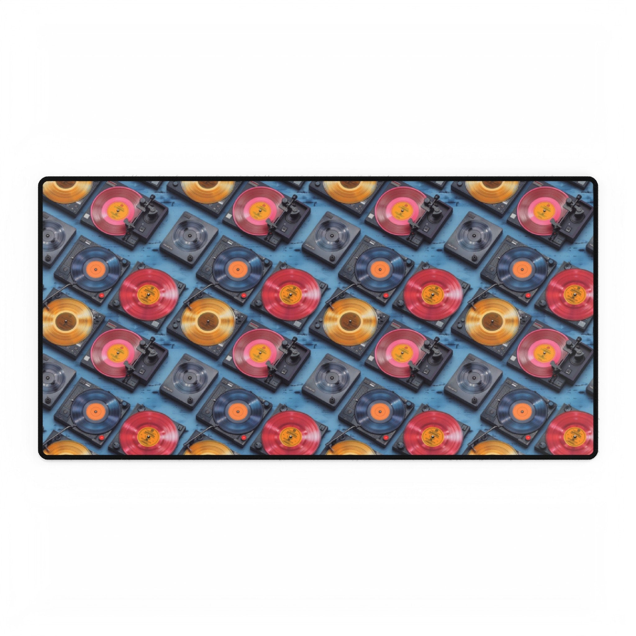 Vinyl CD Mouse Pad Desk Mat Record Player for Office Gift