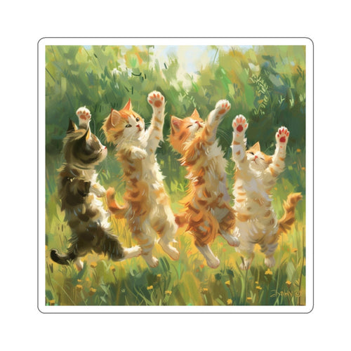Cat Sticker for Cat Lovers Vinyl Sticker Laptop Decor