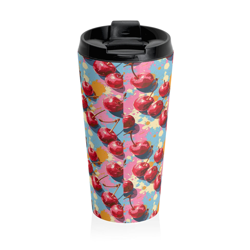 Cherry Pattern Tumbler Cup Travel Mug Coffee Cup
