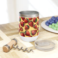 Strawberry Wine Tumbler Chiller Cool Wine Cup Pattern