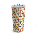 Mushroom Tumbler Cup Reusable Stainless Steel Travel Mug with Lid