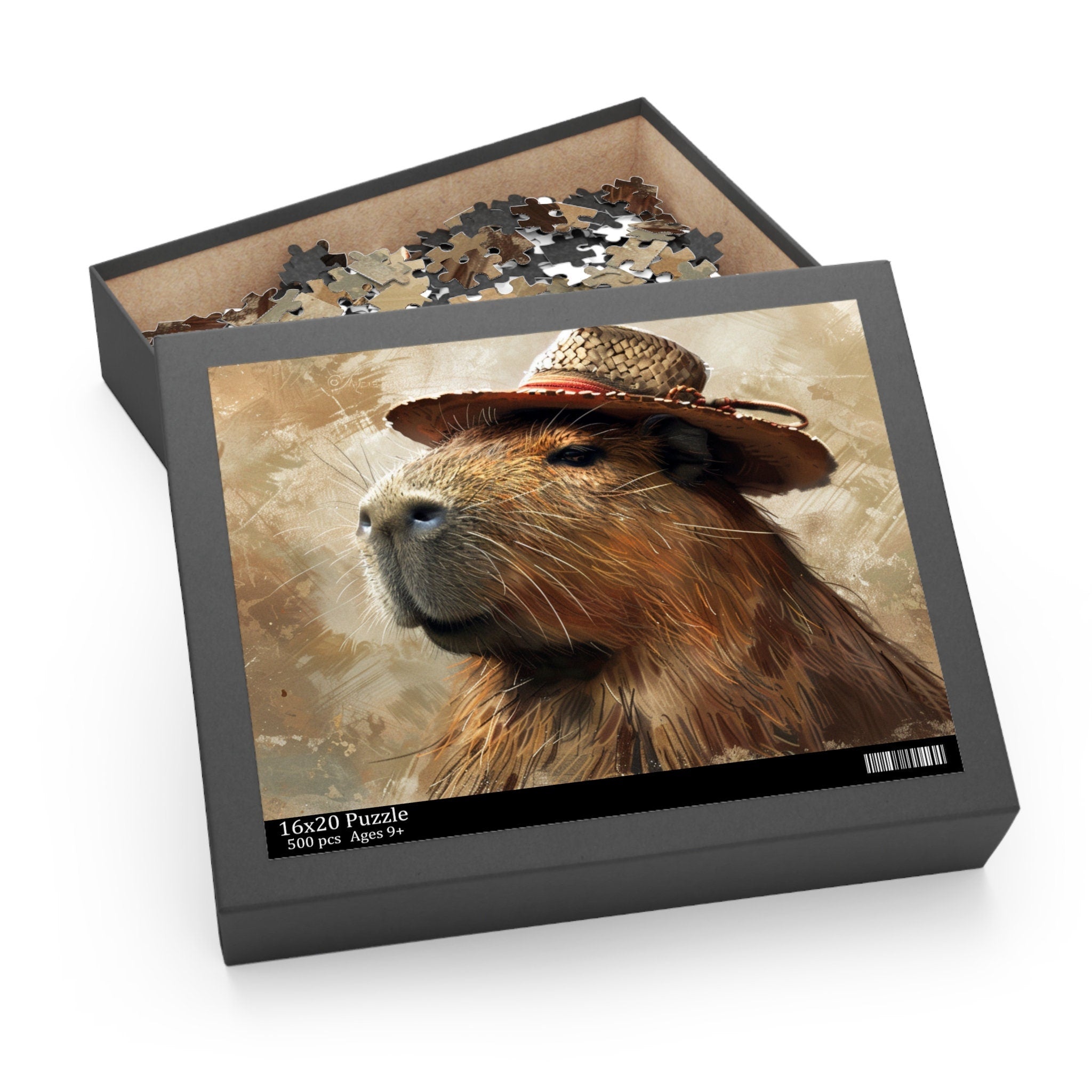 Capybara Portrait Puzzle (120, 252, 500-Piece)