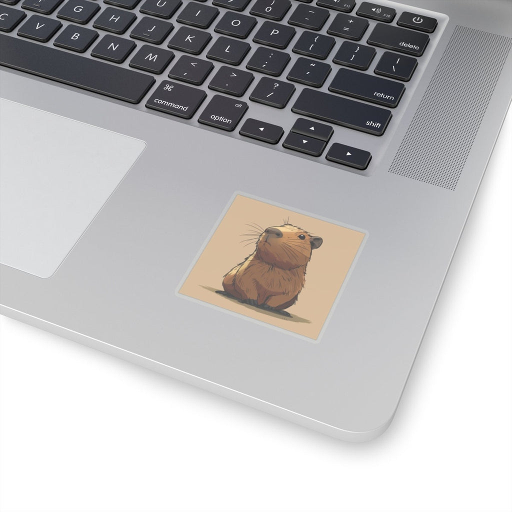 Cute Capybara Vinyl Sticker - Perfect for Animal Lovers and Sticker Collectors